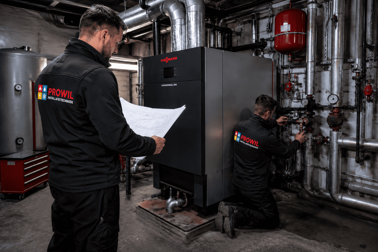 Grote installaties door Prowil